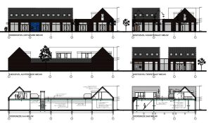 Woningen boven winkels aan het Omtaplein in Wieringerwerf