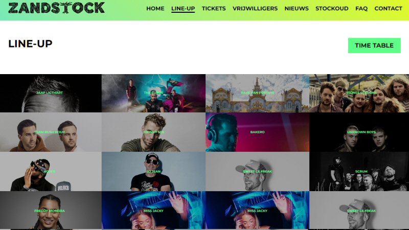 Zandstock is er ook tijdens hitte klaar voor