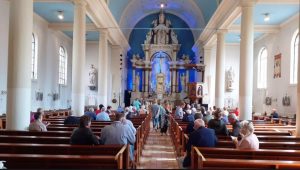 Bijzondere Zandstockviering in de kerk