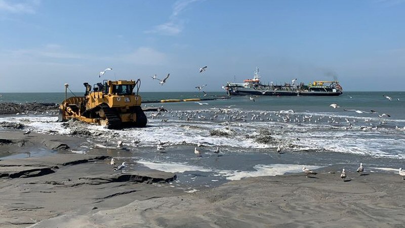 Rijkswaterstaat start suppletie Callantsoog