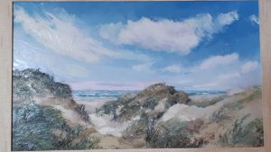 Elly Doolaard organiseert schilderworkshop ‘zee en strand’ in de Keesschuur