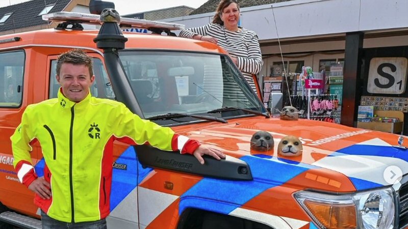 Zeehondjes voor reddingsbrigade Paal 13