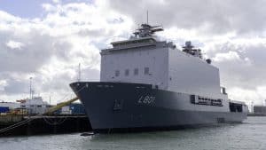 Zr.Ms. Johan de Witt naar Den Helder voor laatste werkzaamheden