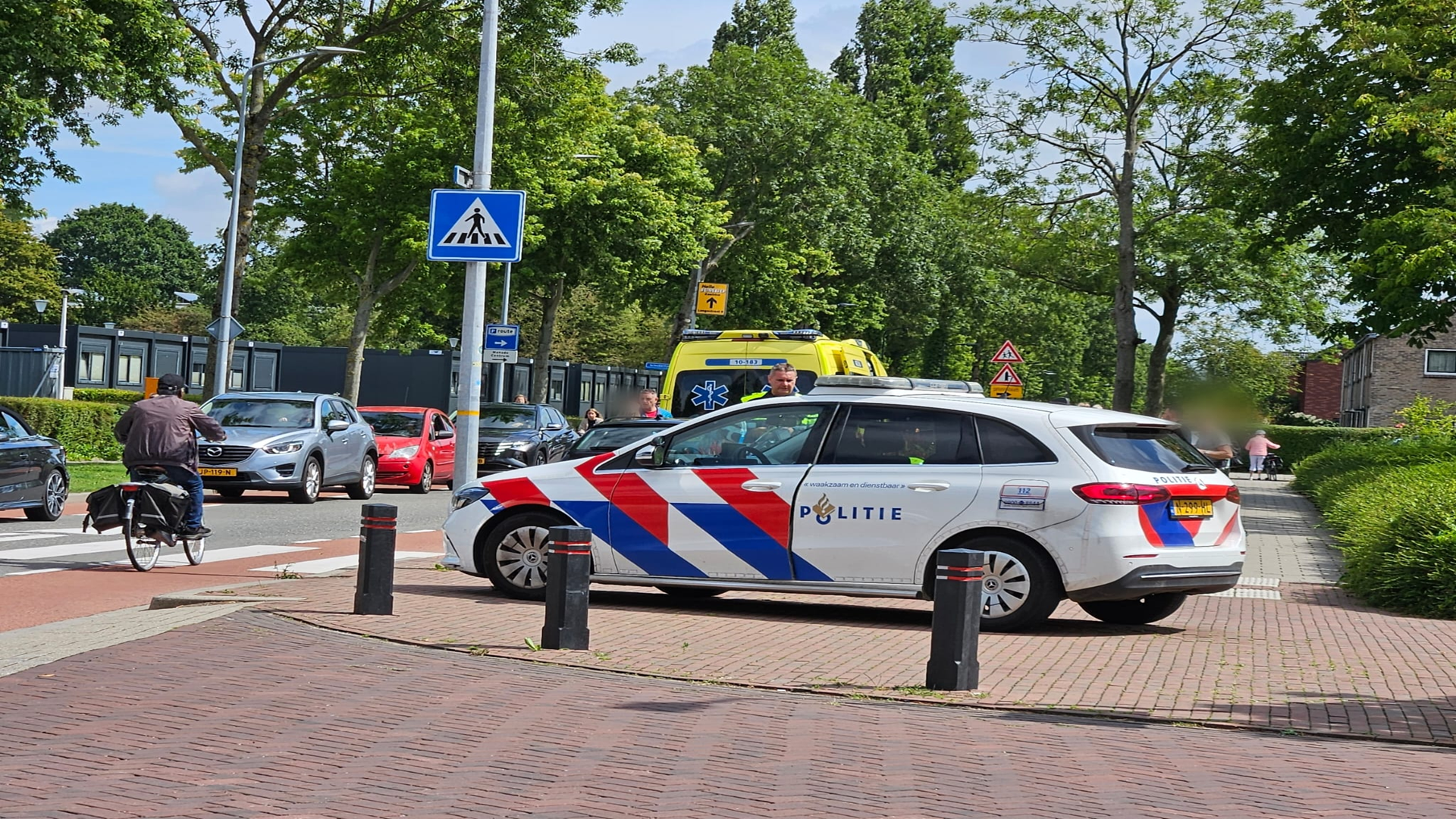 Aanrijding voetganger op Beethovenlaan