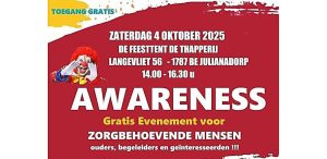 Gratis Awareness evenement in feesttent