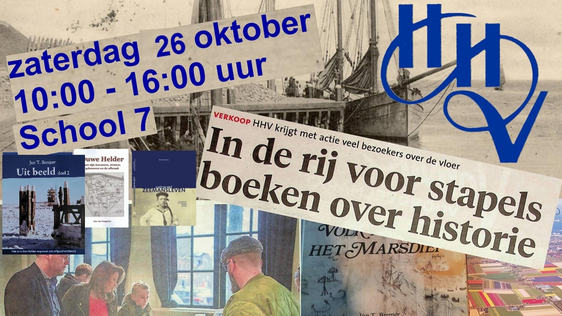 Boekenmarkt vol Helderse geschiedenis in School 7