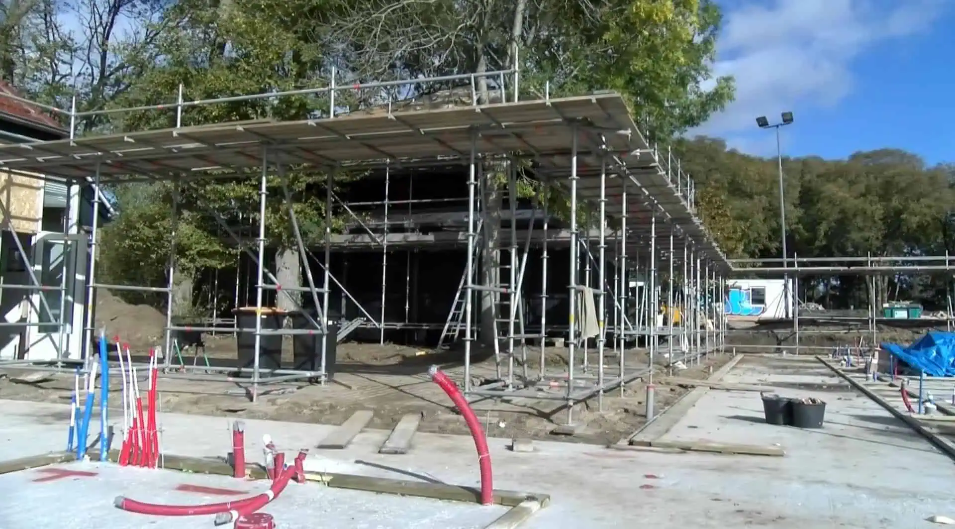 Bouw Hospice Westerland verloopt voortvarend (video, kort)