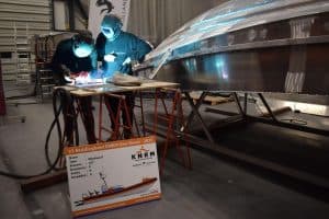 Nieuwbouw reddingboot KNRM Den Oever begonnen