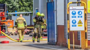 Brand bij industrieel bedrijf in Den Helder snel geblust