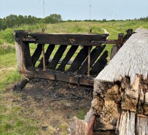 Ravage bij uitkijkpunt Wierholt en in naastgelegen bos