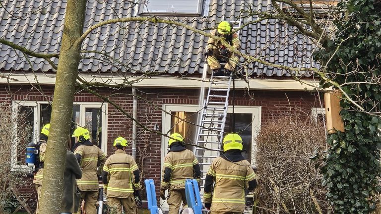 Woningbrand in Barsingerhorn