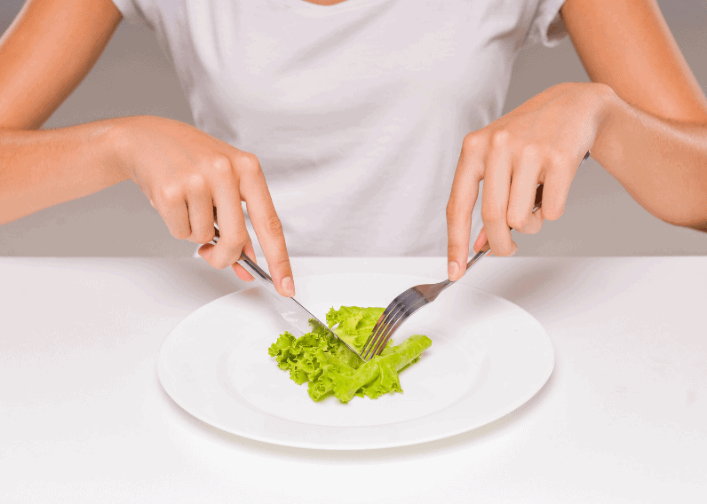 Skip het crashdieet, ga eten en val af!