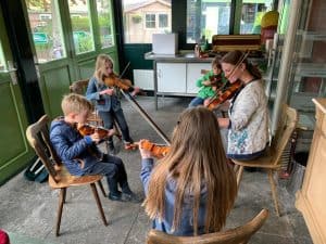 Met pinkster een cursus viool bij Fiddler’s farm