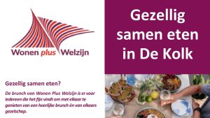 Maandelijkse brunch in cultuurhuis De Kolk