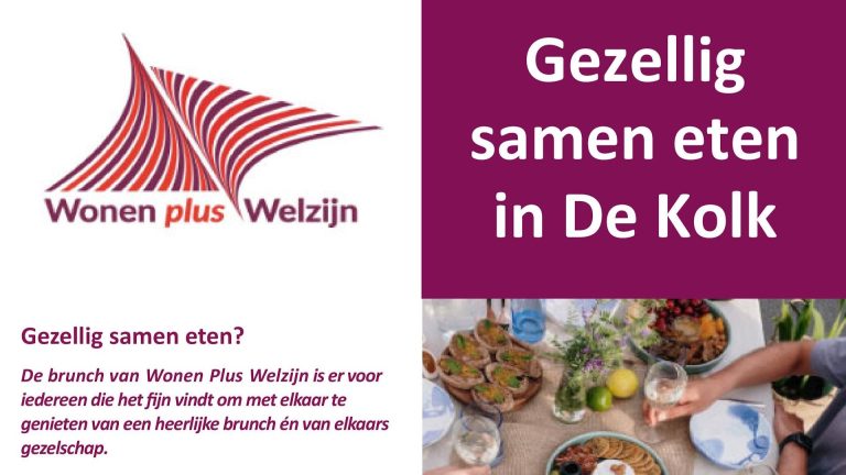 Maandelijkse brunch in cultuurhuis De Kolk