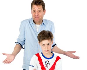 Humoristisch theater over positief coachen jeugdige sporters