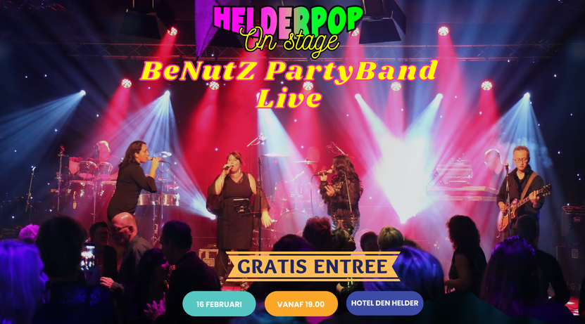 HelderPop OnStage live met publiek