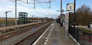 Stilte op het perron