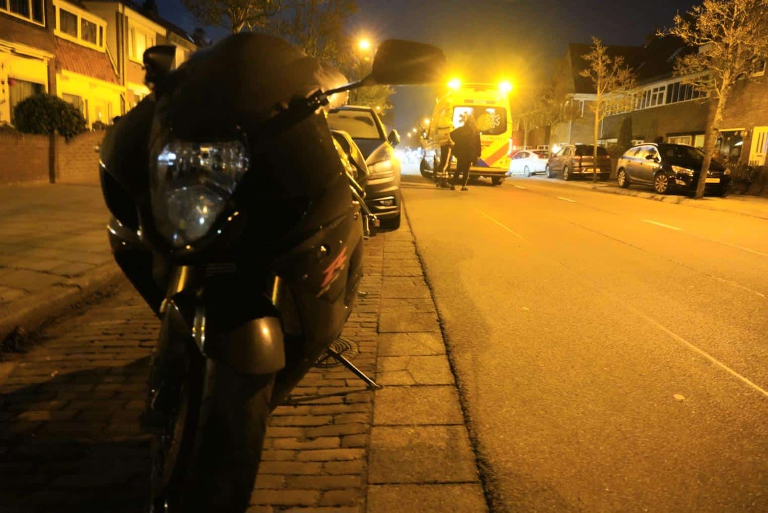 Motorrijder onderuit op de Ruyghweg