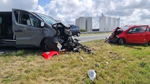 Groot ongeval N9: weg in beide richtingen afgesloten
