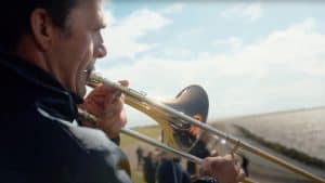 Tachtigkoppig orkest geeft concerten op de Afsluitdijk