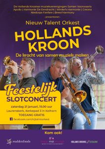Feestelijk slotconcert Nieuw Talent Orkest Hollands Kroon