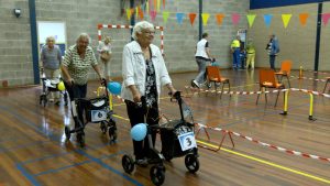 Turnlust organiseert rollatorloop in De Draaikolk