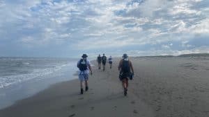 Aankomst 64e editie Strand6Daagse op Huisduinen