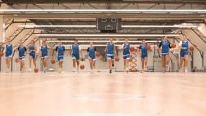 Verbouwing Quelderduijn nadert slotfase, damesteam Suns neemt eerste kijkje bij nieuwe thuisbasis (video)