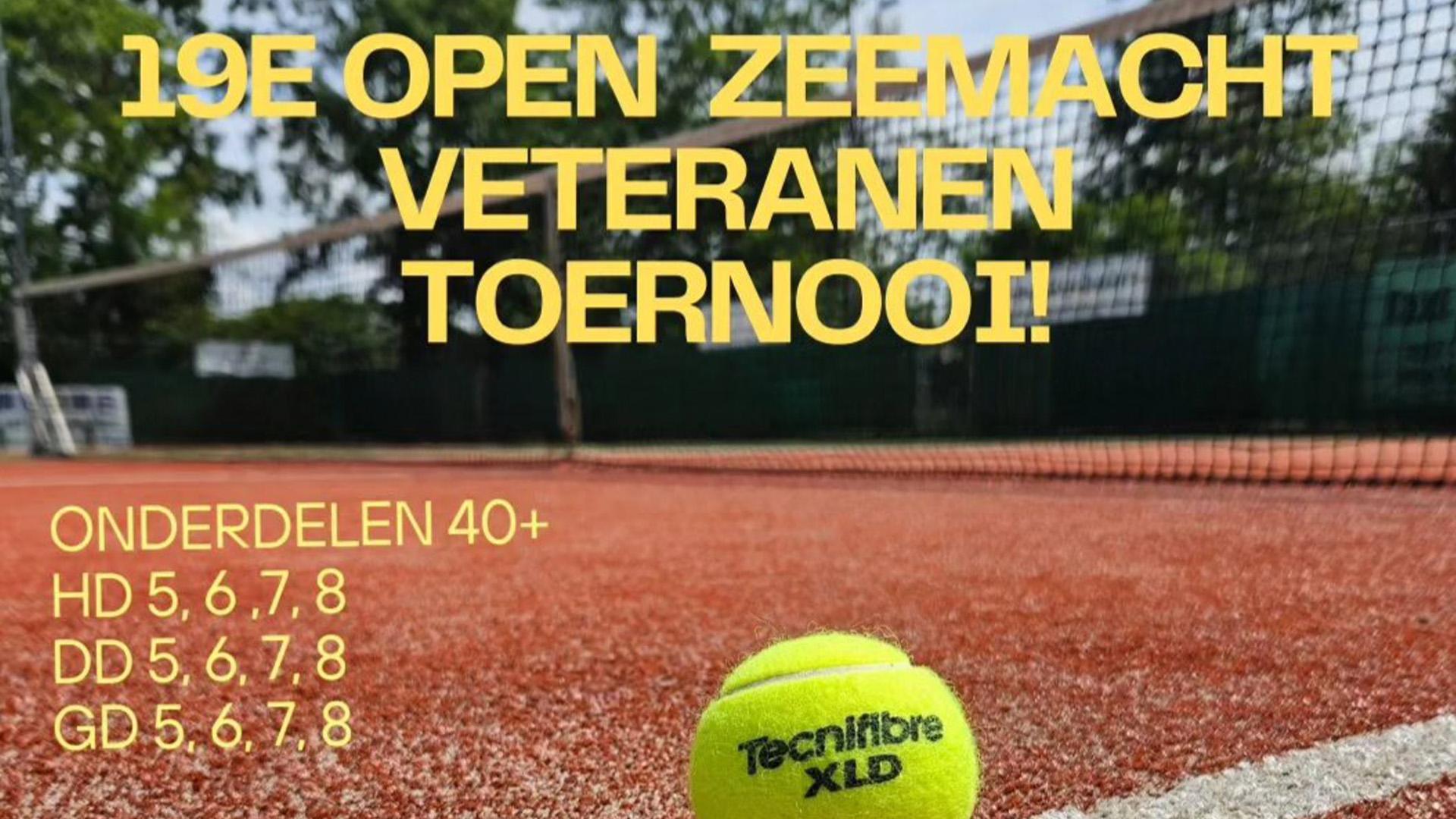 Veteranen tennistoernooi bij MSV Zeemacht