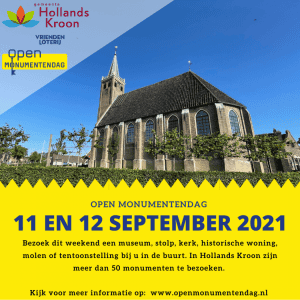 Monumenten bezoeken tijdens Open Monumentendag in Hollands Kroon