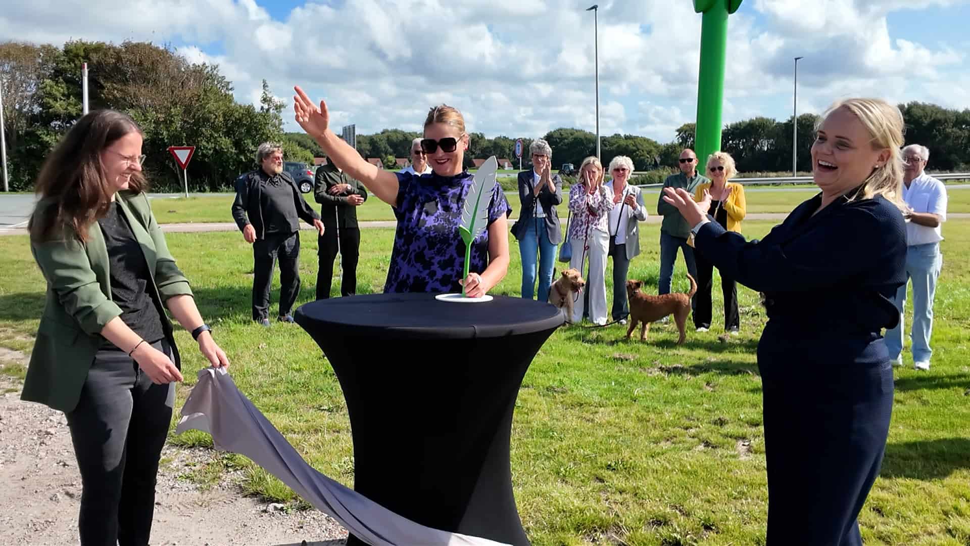 Video: Officiële onthulling kunstwerk ‘Veerkracht’