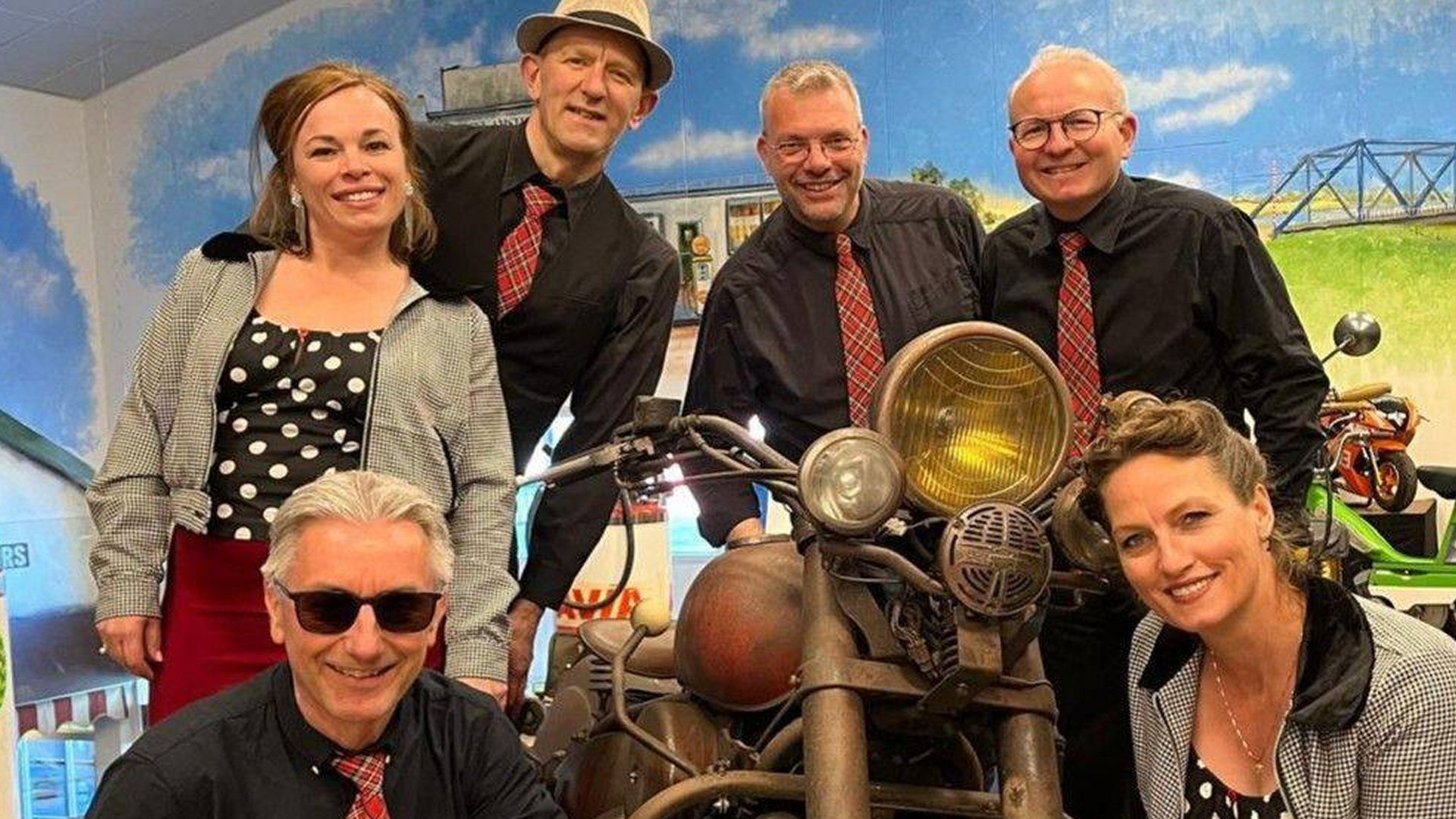 Muziek van Vintage Vibes in de Keesschuur
