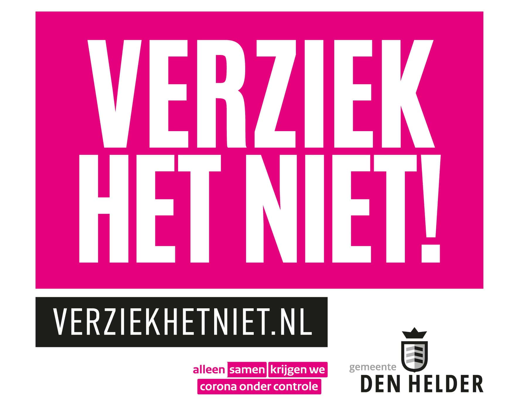 Den Helder richt zich met coronacampagne op de jeugd