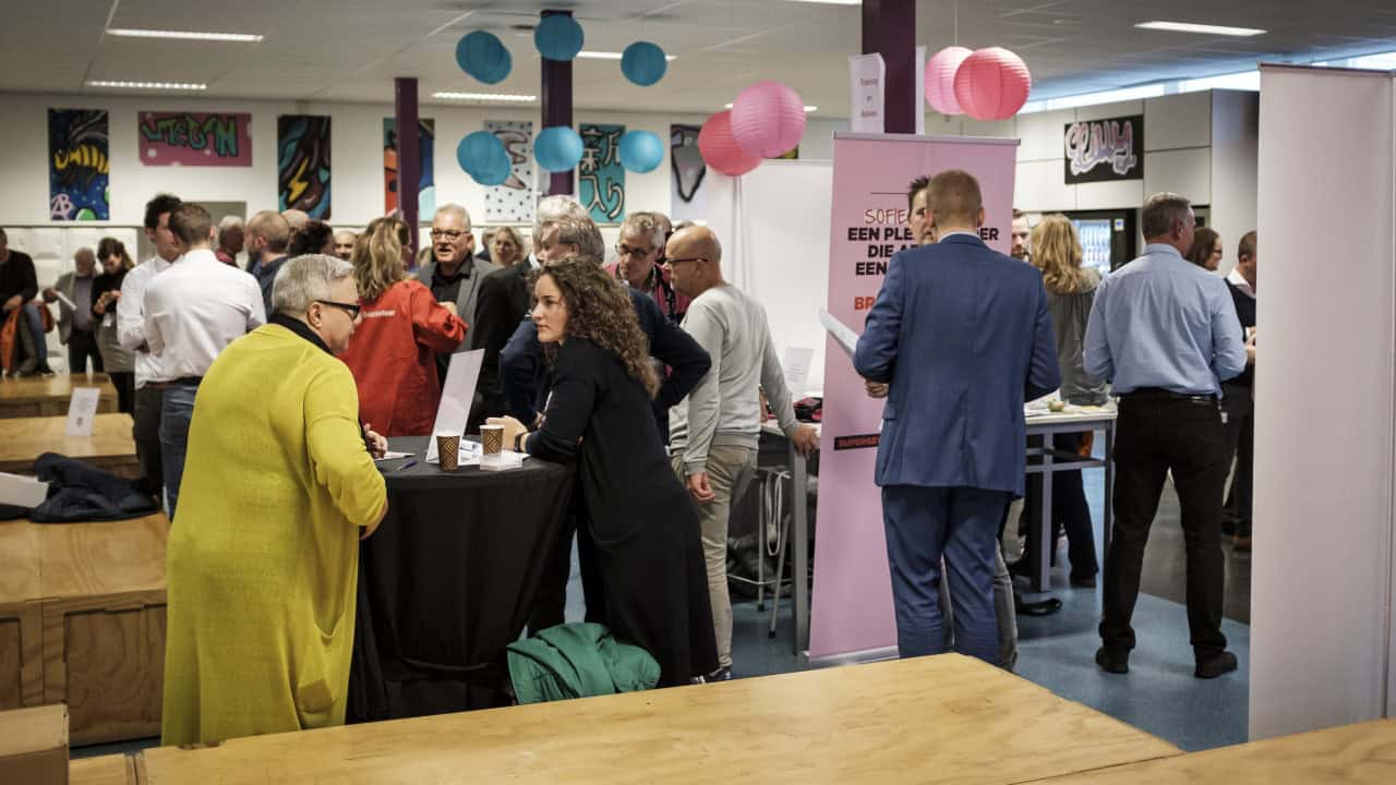 LOS radio live op de Beursvloer