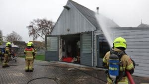 Schuurbrand in Den Oever