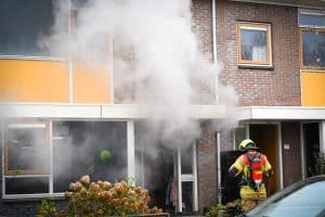 Flinke rookontwikkeling bij woningbrand