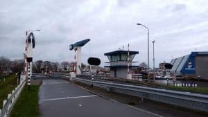 Werk aan de Burgemeester Visserbrug Den Helder