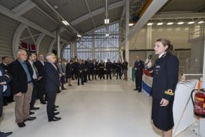Nieuwe NH90 Flight Trainer op De Kooy