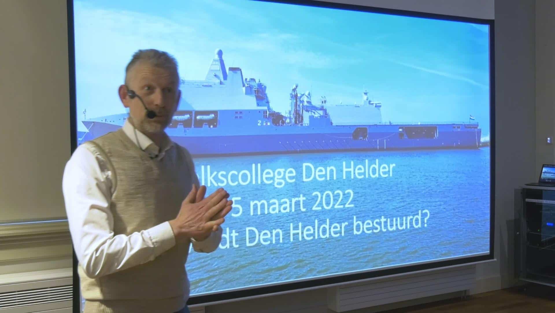 Volkscollege door burgemeester Jan de Boer (video)