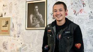 Wereldrecordpoging tatoeëren Mex Smit