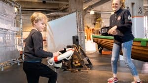 Lifeguard parcours bij Reddingsmuseum