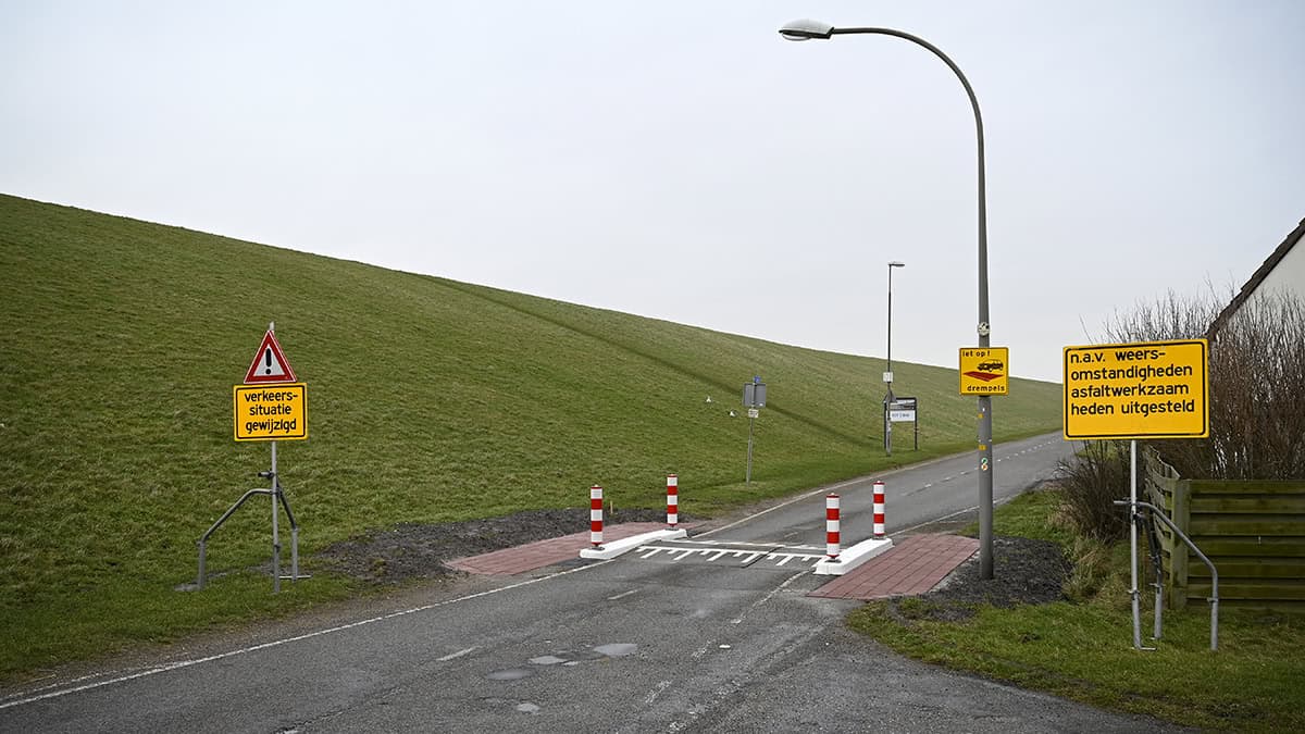 Tijdelijke drempels Schapendijkje worden definitief