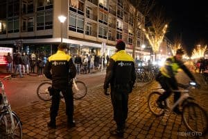 Rustig verlopen protest tegen avondklok