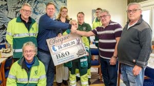 H&O Den Helder verrast Dierenambulance met 26.000 euro