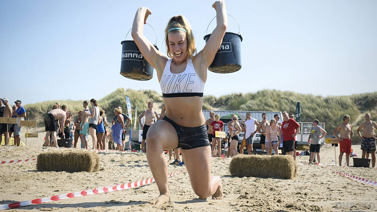 Crossfit Surfivor op het strand van Huisduinen