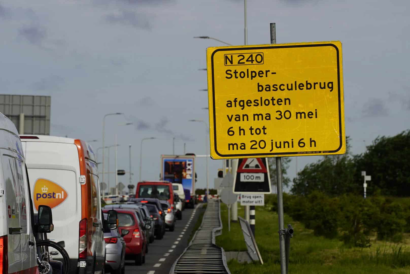 Stolperbasculebrug afgesloten voor werkzaamheden