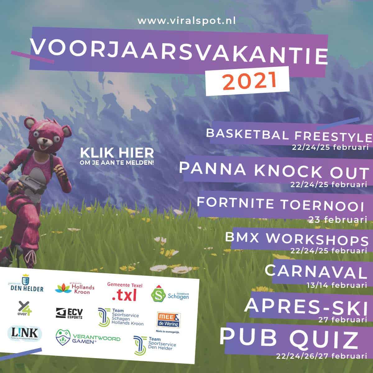 Activiteiten in de voorjaarsvakantie