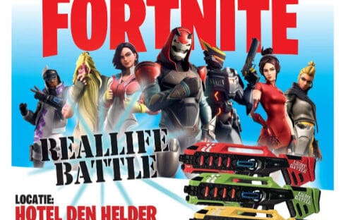 Fortnite Reallife battle in Hotel Den Helder