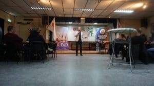 FVD café in Den Helder: ‘Het vraagt moed om lid te zijn van Forum’